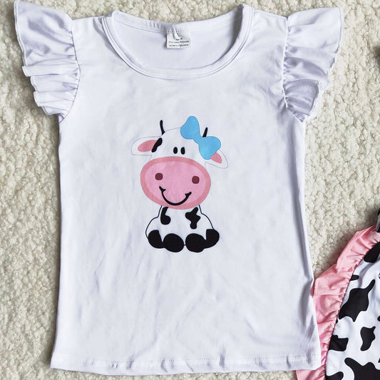 RTS Toddler Baby Girls Clothes Suspender Design Bow Boutique Girls Clothing Outfit B15-24