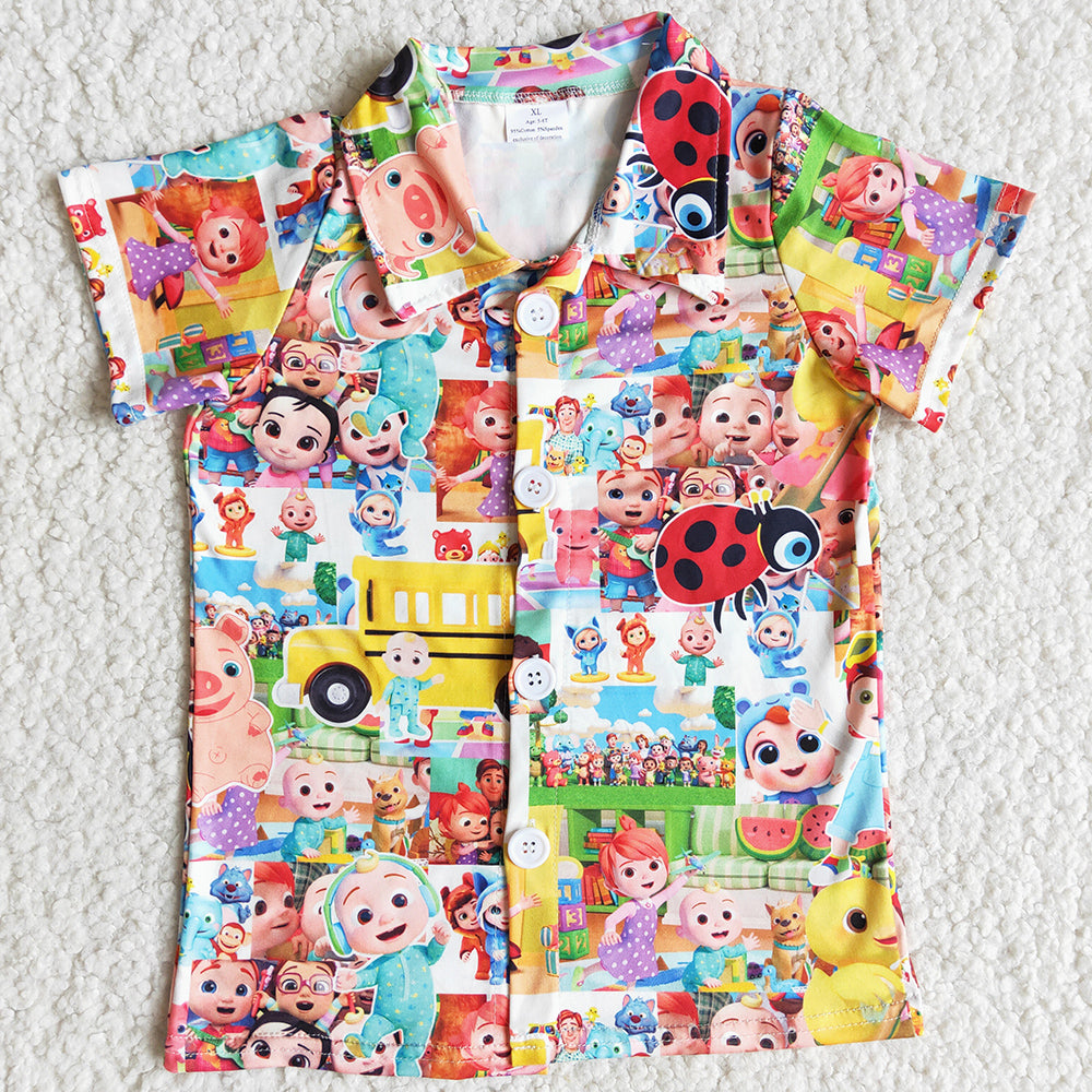Boutique Boys T-shirt Kids Boys Blouse Shirts B1-30