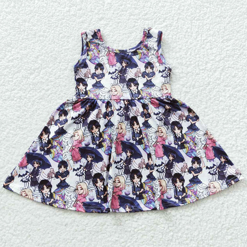 Baby Girls Dress Sleeveless Knee Length Dresses GSD0335 4.28