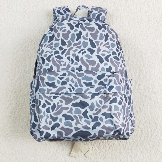 Baby Kids Boys Backpacks Grey Hunting Camo Backpack Zip Back Bags BA0260 5.1