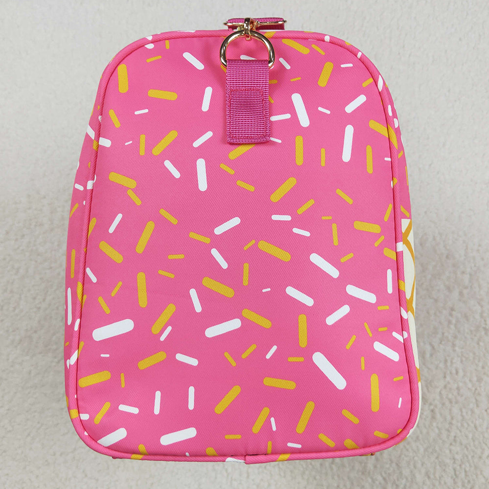 Boutique Kids Bags Pink Ice Cream Drip Zipper Gym Bags BA0298 5.23