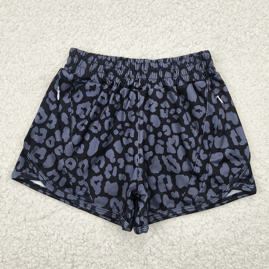 Baby Girls Shorts Black Leopard Yoga Shorts Bottoms SS0467 5.1
