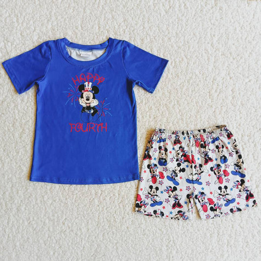 Fashion Kids Clothes Girls Outfits July 4th Girls Clothing Set D10-28