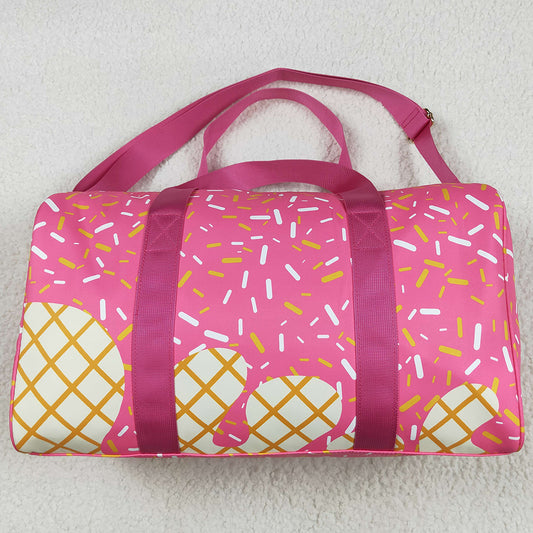 Boutique Kids Bags Pink Ice Cream Drip Zipper Gym Bags BA0298 5.23