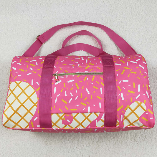 Boutique Kids Bags Pink Ice Cream Drip Zipper Gym Bags BA0298 5.23