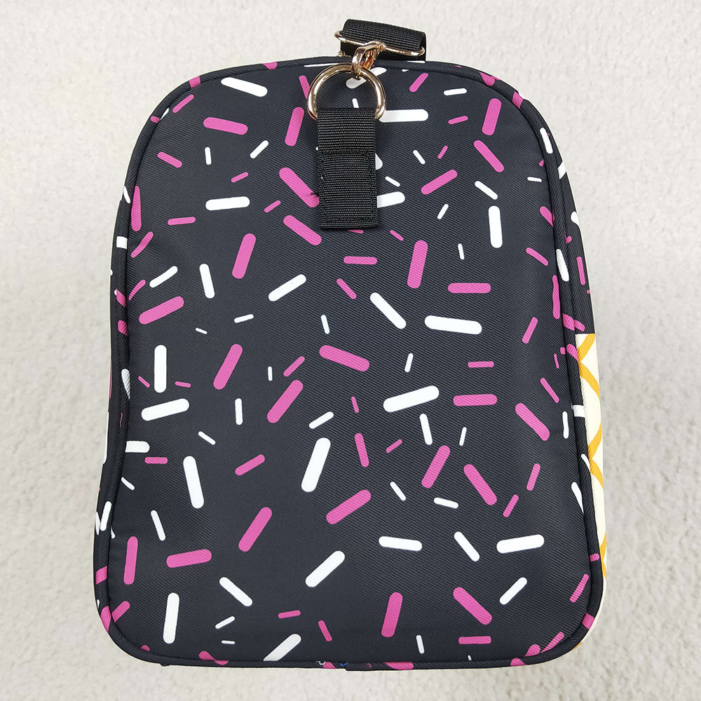 Boutique Kids Bags Black Ice Cream Drip Zipper Gym Bags BA0303 5.22