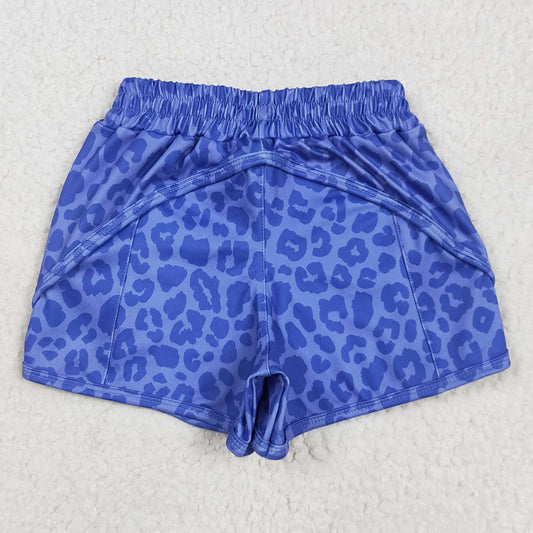 Baby Girls Shorts Purple Leopard Yoga Shorts Bottoms SS0466 5.1