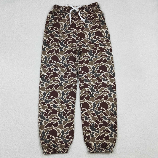 Adult Women Pants Duck Grey Camo Pocket Bottom Joggers Pants P0906 10.3