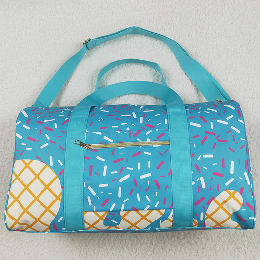Boutique Kids Bags Blue Ice Cream Drip Zipper Gym Bags BA0304 5.23