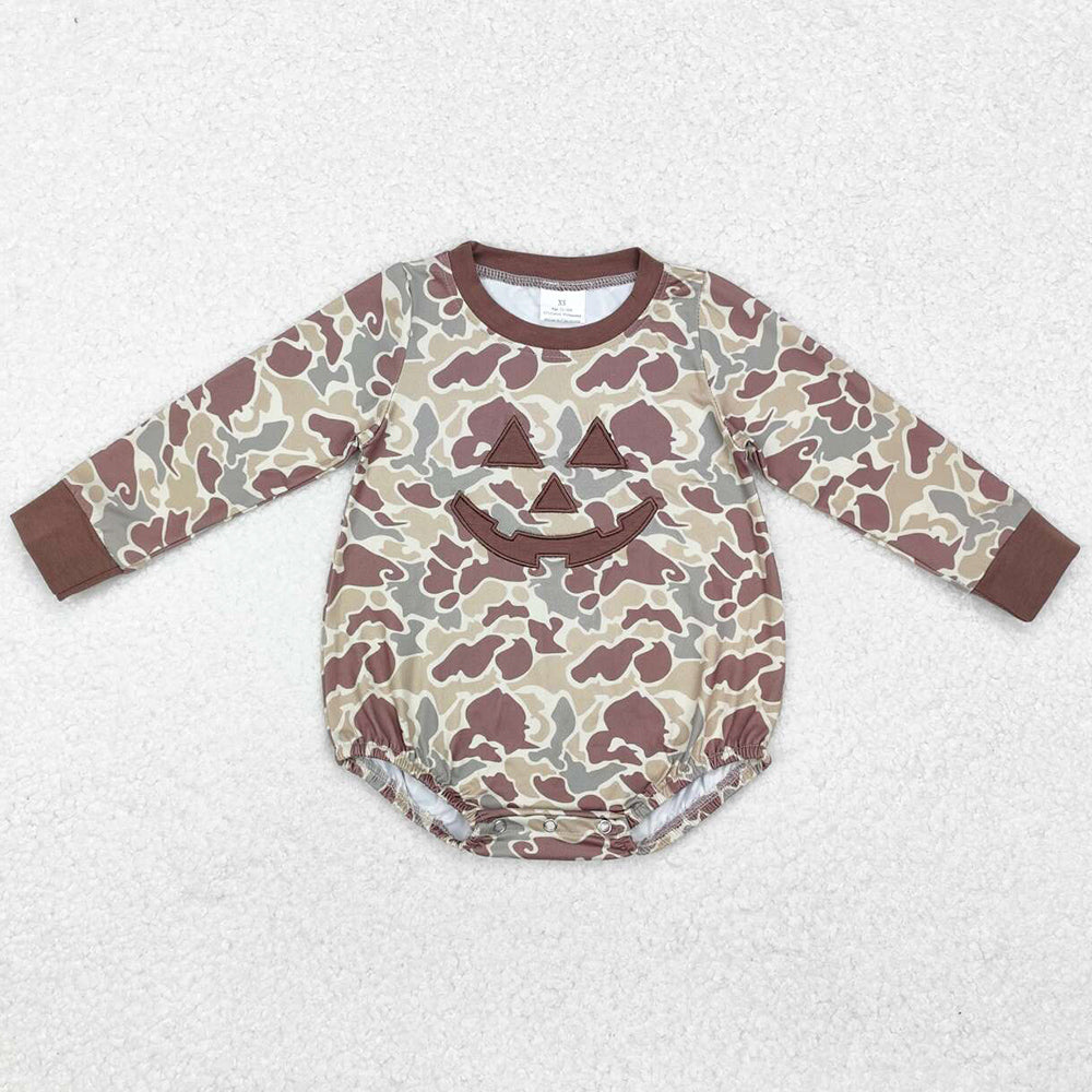 Infant Baby Boys Rompers Halloween Camo Long Sleeve Rompers LR1841