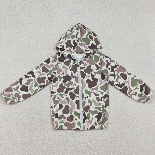 Baby Boys Clothes Southern Hunting Ducks Dogs Camo Pocket Zipper Jackets Top BT1343 12.31