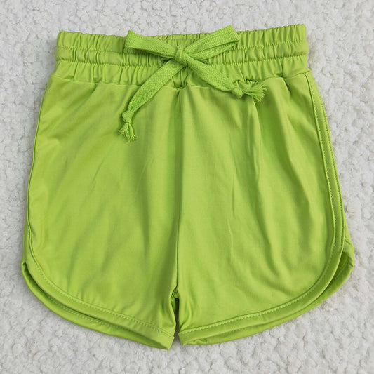 Baby Girls Clothes Green Long Sleeves Top Short Yoga Sets GLS0007 5.21