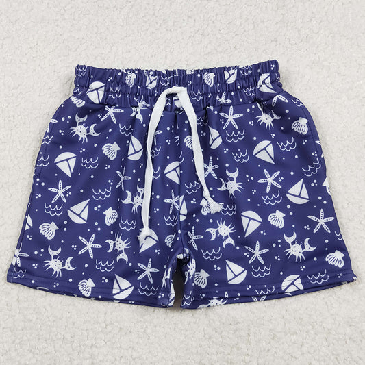 Baby Boys Swimsuits Sea World Swimming Shells Trunks Bottom S0587 12.22