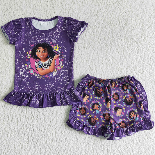 Boutique Baby Girls Summer Clothes Wholesale Children Clothes Girls Outfit GSSO0003