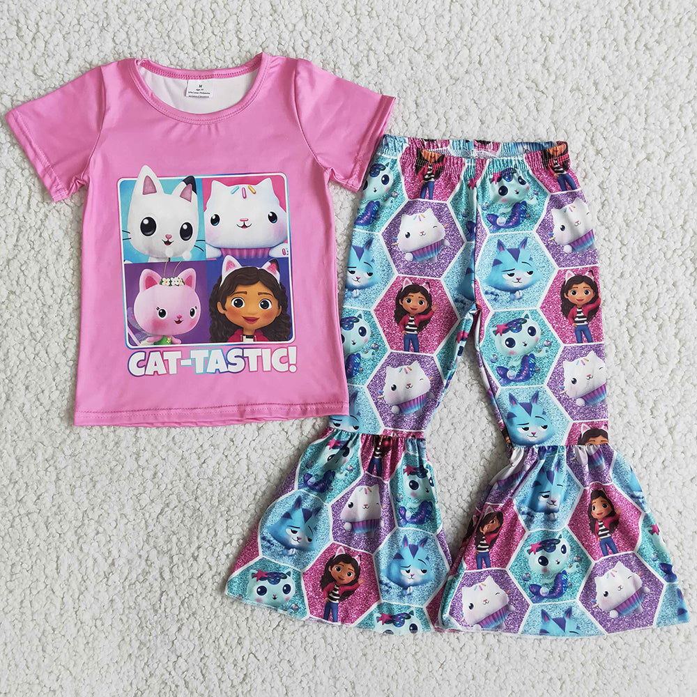 Fashion Kids Clothes Girls Clothes Bell Bottom Outfits E14-11