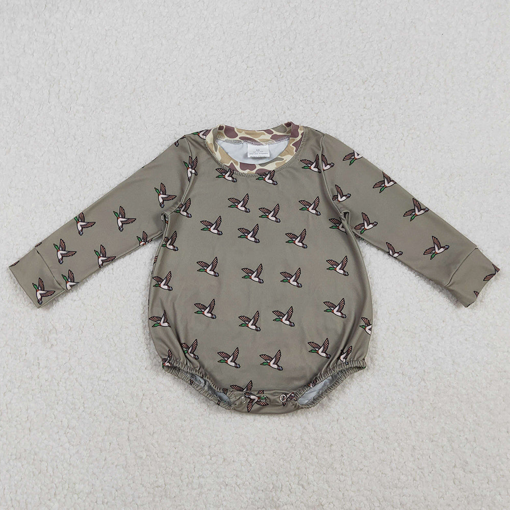 Baby Boys Rompers Long Sleeves Ducks Hunting Rompers LR2302 11.7