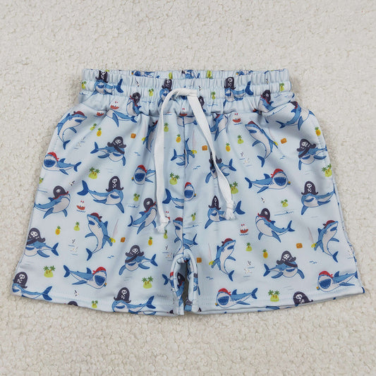 Baby Boys Shorts Sea World Sharks Swimming Trunks Bottom S0586 1.1