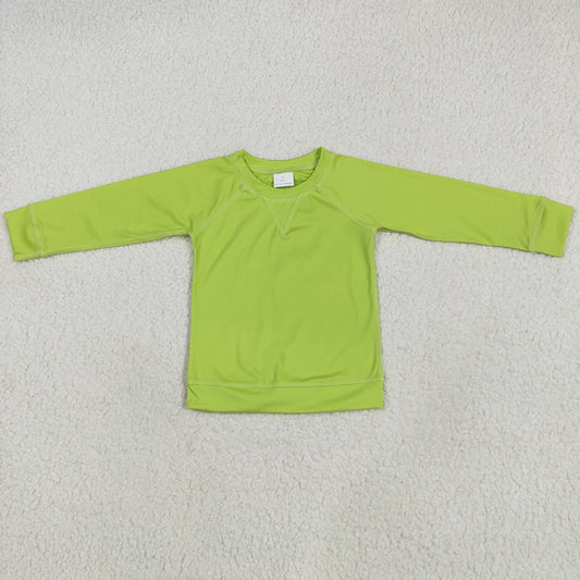 Baby Girls Clothes Tops Green Long Sleeves Yoga Shirts Tops GT0971 5.21
