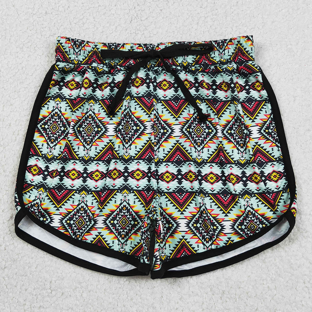 Adult Women Shorts Western Aztec Summer Shorts Bottom SS0452