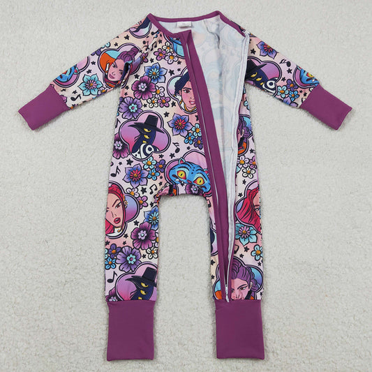 Baby Girls Rompers Cartoon Demon Hunter Flowers Rompers LR2732 11.22
