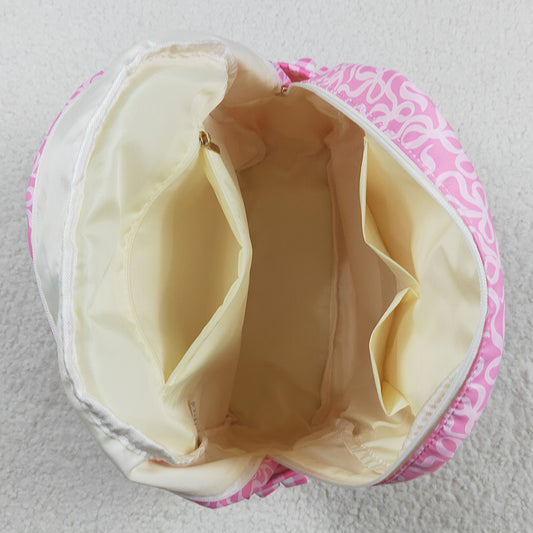 Baby Girls Backpacks Pink Bows Plaid Ruffle School Bags BA0308 8.5