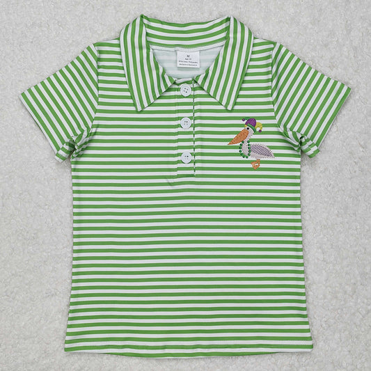 Baby Boys T-shirts Green Bird Short Sleeve Tee Shirts Tops BT1094