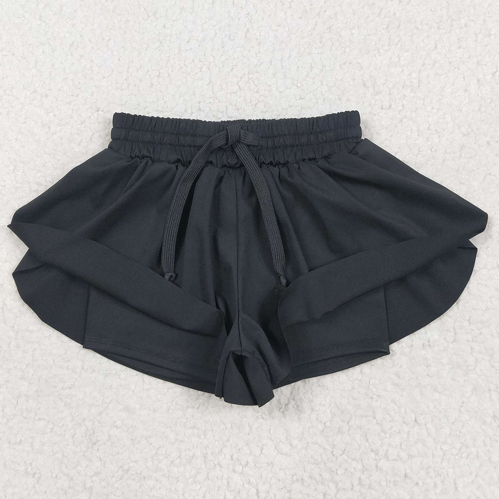 Baby Girls Shorts Black Yoga Skort Shorts Bottoms SS0551 5.22
