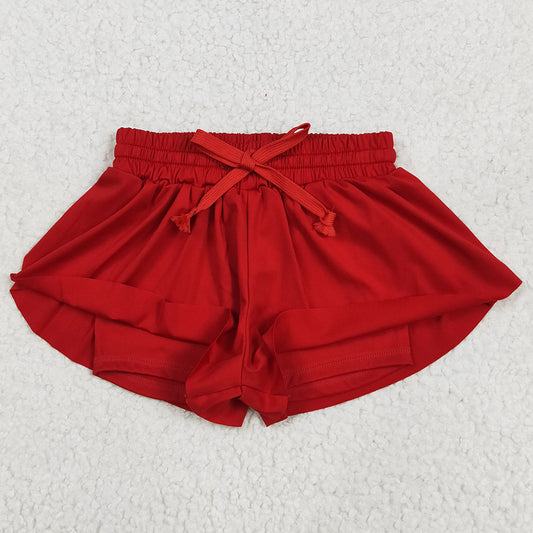 Baby Girls Shorts Red Skort Yoga Shorts Bottoms SS0544 5.22