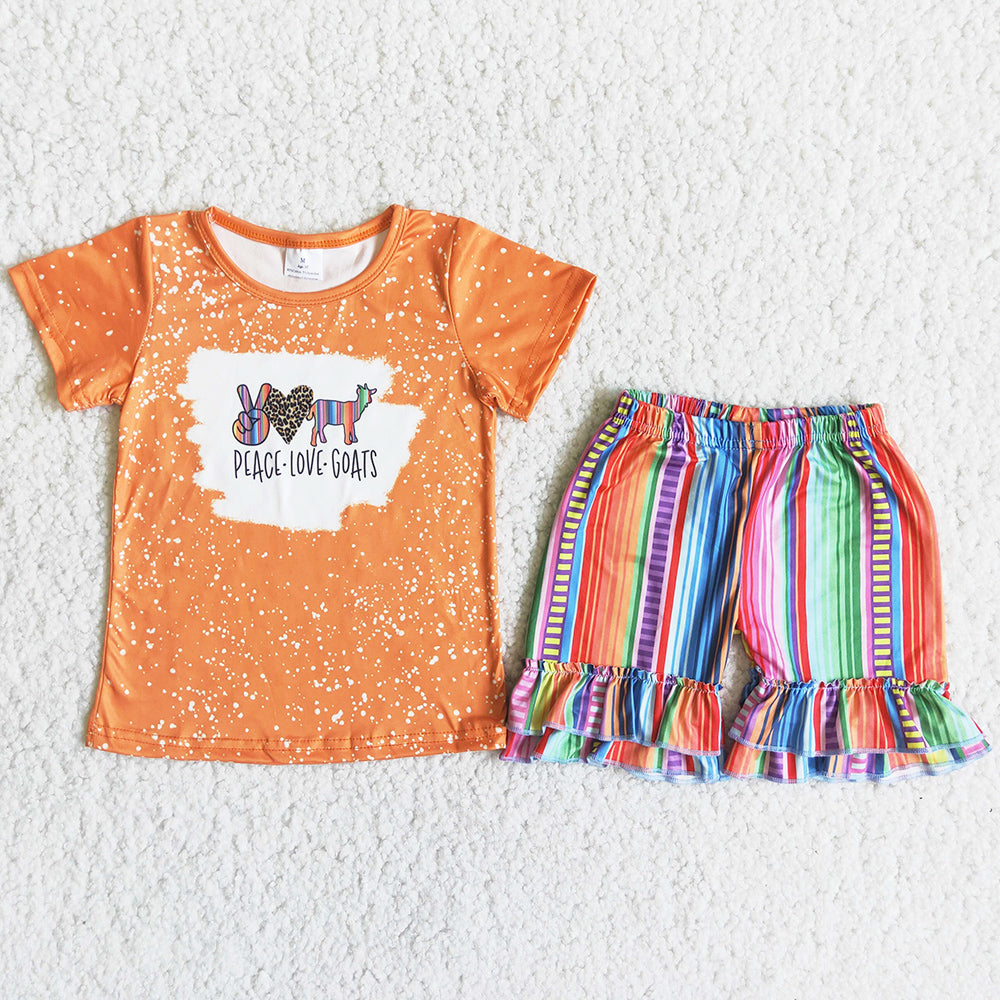 New Fashion Kids Clothes Girl Outfits Toddler Girls Clothes Summer Set C14-22 6.9