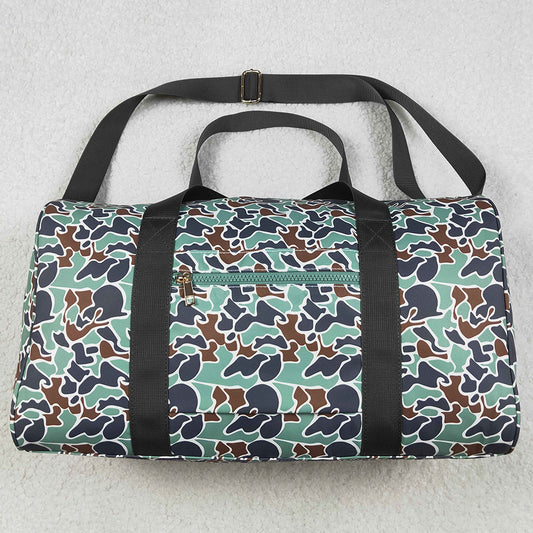 Young Adult Bags Bright Green Camo Tree Branches Gym Bags BA0263 11.1