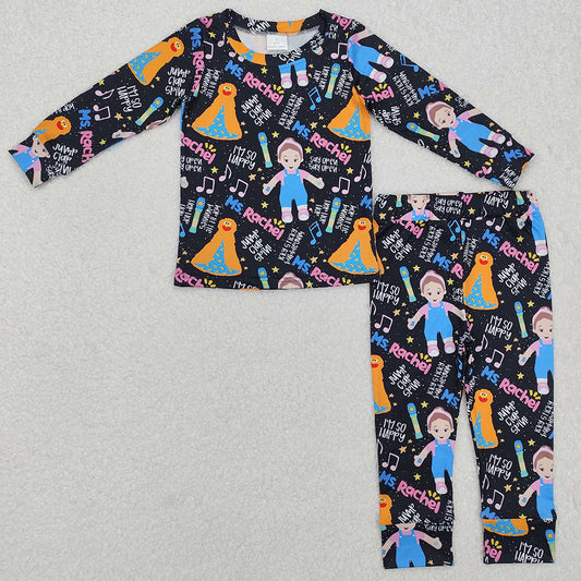 Baby Girls Pajamas Teacher Shirt Pants Pajamas Sets GLP2271