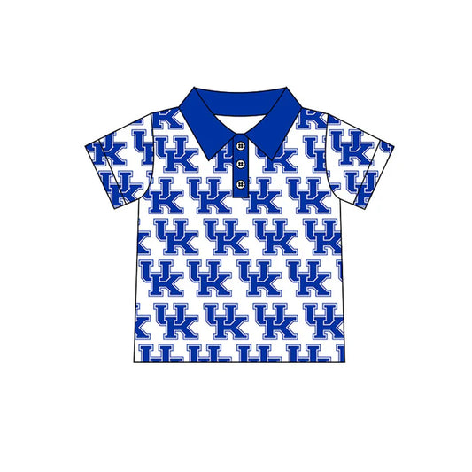 Preorder(moq 5)Baby Boys UK Team Short Sleeve Tee Pullovers Polo Shirts Tops 7.22