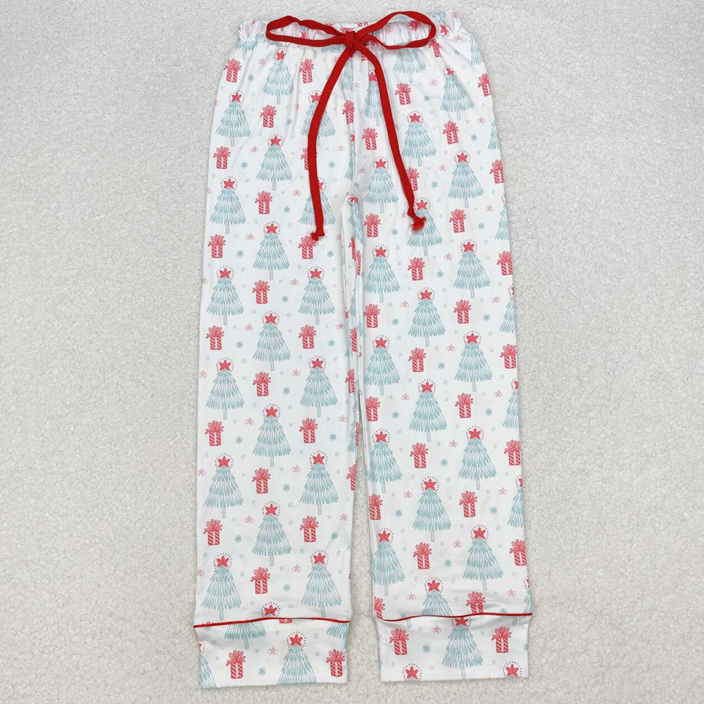 Adult Women Pants Christmas Tree Gifts Bottom Pants Pajamas P0614