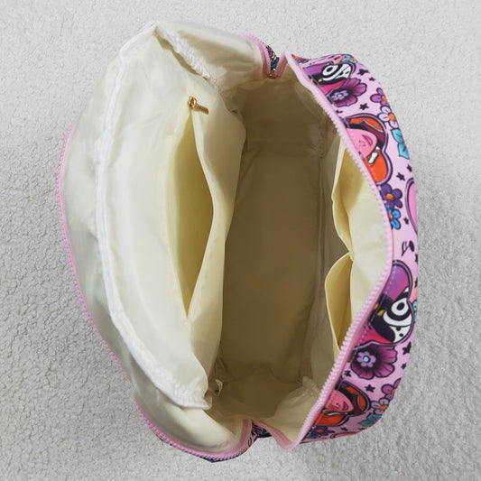 Baby Kids Bags Demon Hunter Flowers Zipper School Back Bags BA0384