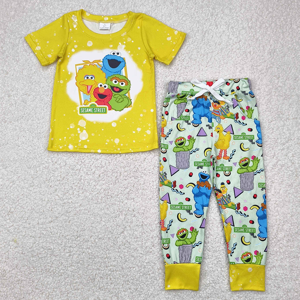 Baby Boys Clothes Street Duck Shirt Pants Boutique Clothes Sets BSPO0314 4.10
