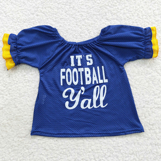 Hot Sale Kids Girls Clothes Top Football Shirts GT0273