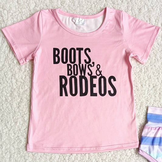 Kids Clothes Baby Girls Bummies Set Cute Summer Girls Boutique Bummies Outfit C4-20