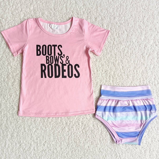 Kids Clothes Baby Girls Bummies Set Cute Summer Girls Boutique Bummies Outfit C4-20