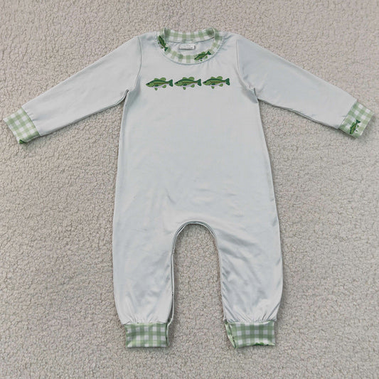 Baby Boys Rompers Long Sleeve Fishes Hunting Pant Rompers LR3006