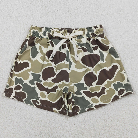 Baby Boys Swim Trunks Swimwear Green Camouflage Trunks Bottoms Swimsuits S0475 1.5
