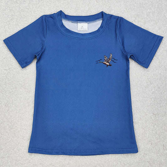 Baby Boys Clothes Tops Blue Duck Short Sleeve Tee Shirts Tops BT1150