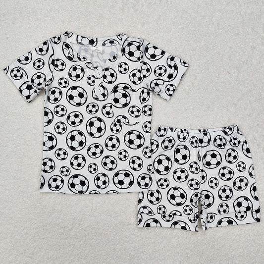 Baby Boys Clothes Soccer Shirt Shorts Pajamas Clothes Sets BSSO1008