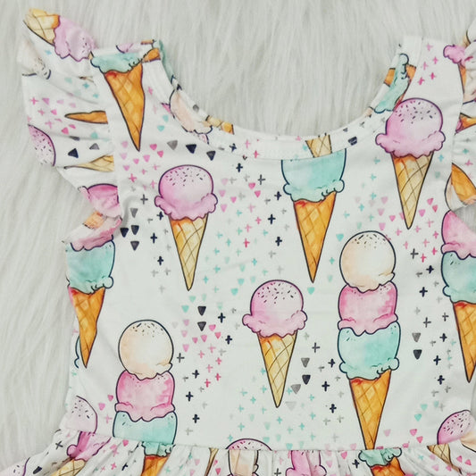 Wholesale Kids Boutique Clothes Girls Bummies Set Cute Baby Girls Clothes A16-22 4.28