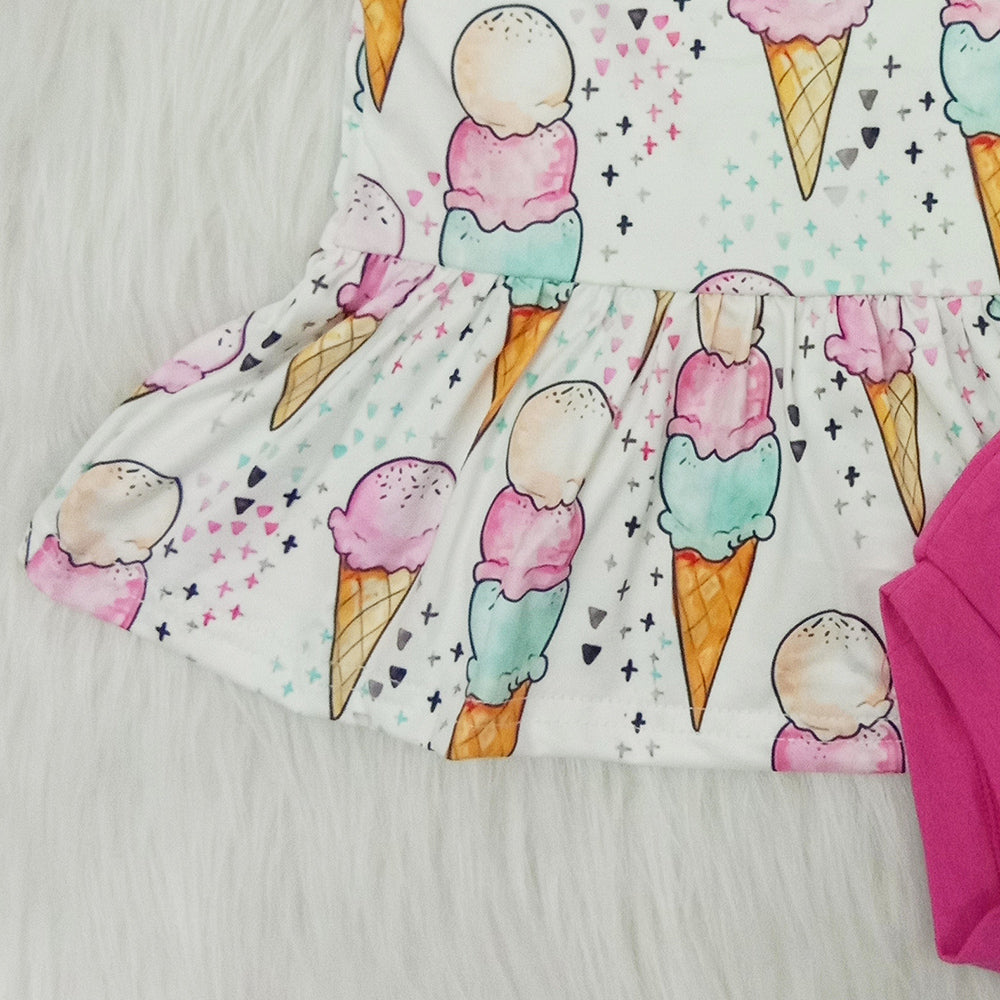 Wholesale Kids Boutique Clothes Girls Bummies Set Cute Baby Girls Clothes A16-22 4.28