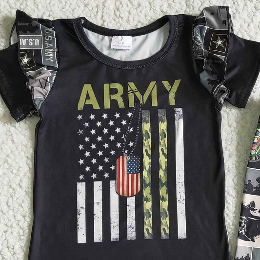 Fashion Baby Girl Clothes Set Girls Boutique Outfit Wholesale Children Clothes