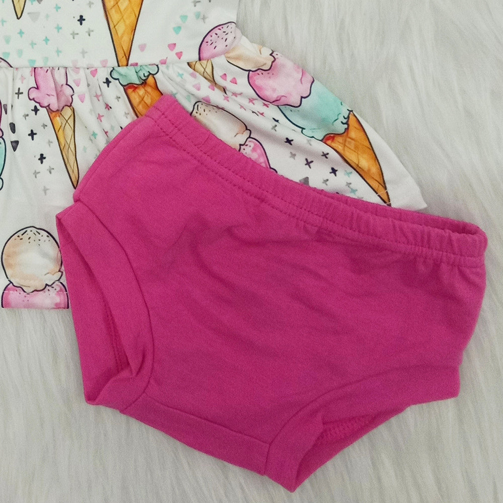Wholesale Kids Boutique Clothes Girls Bummies Set Cute Baby Girls Clothes A16-22 4.28