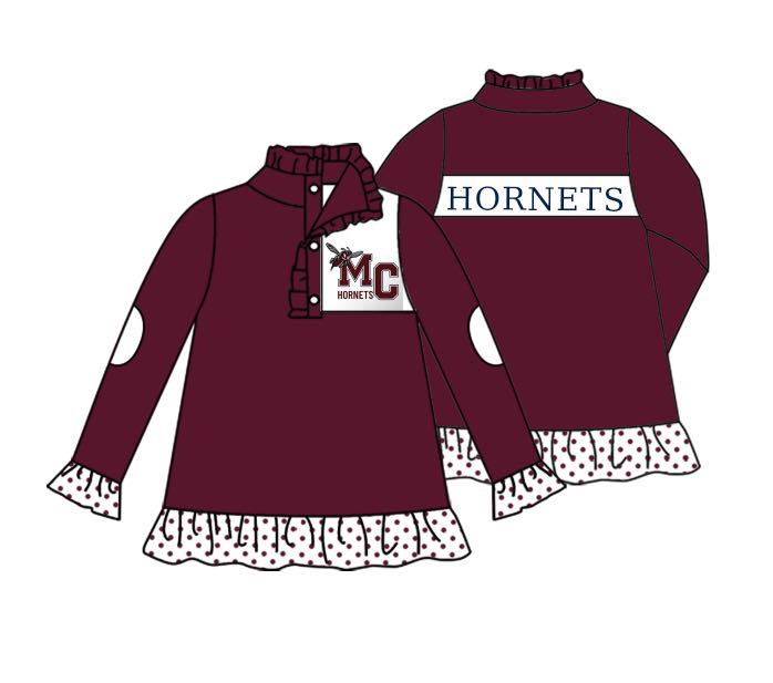Baby Girls Clothes Long Sleeve Tops Zip Pullovers Tops preorder MOQ 5