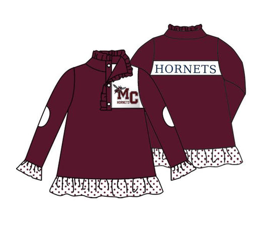 Baby Girls Clothes Long Sleeve Tops Zip Pullovers Tops preorder MOQ 5