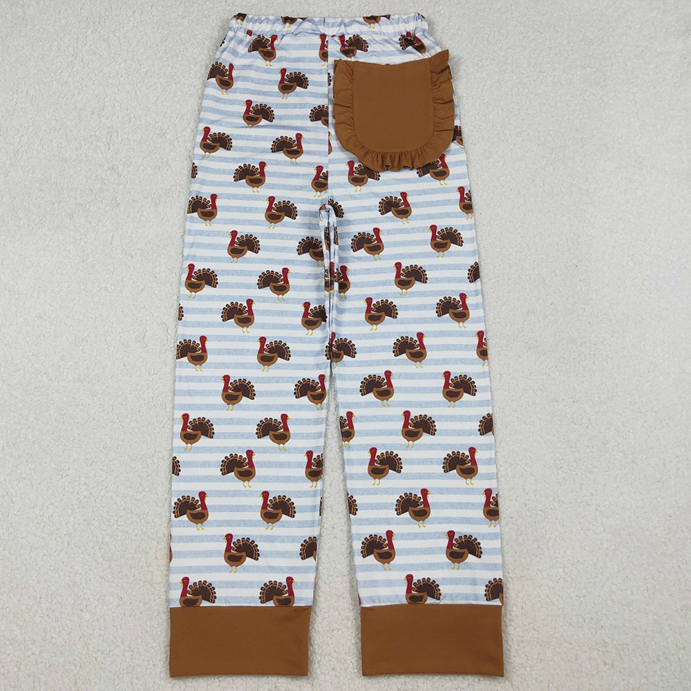 Adult Women Pants Thanksgiving Turkey Pajamas Pants Bottom P0516 10.14