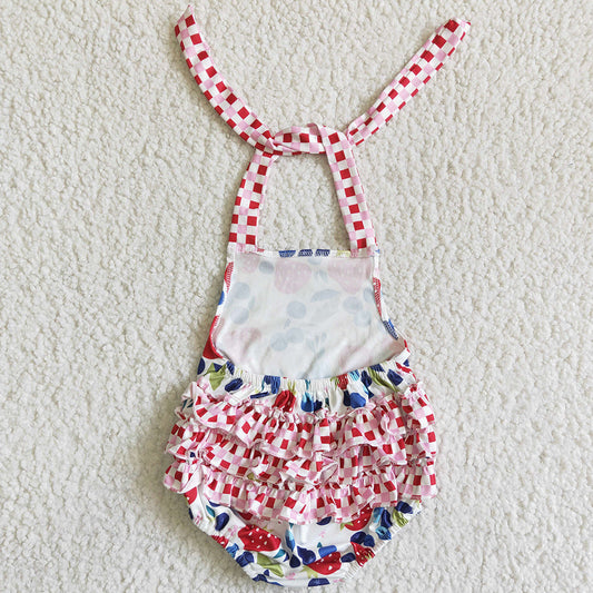 Boutique Baby Girls Rompers Strawberry Baby Kids Clothes Romper A15-3 6.28